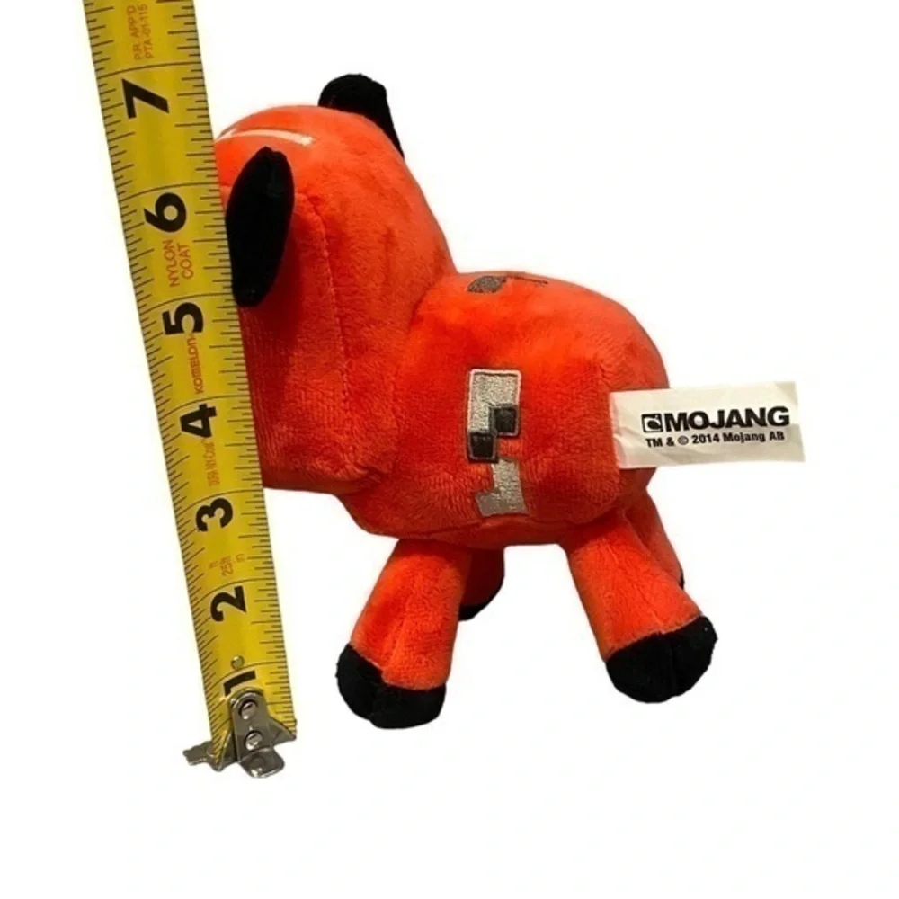 Plush Minecraft Baby Cow Red Gray Mojang Stuffed Animal Jinx 2014 Mushroom